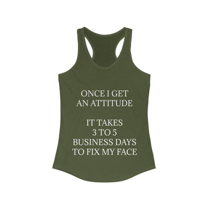 Fix My Face Women's Racerback Tank