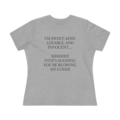 Blowing My Cover Women's Short Sleeve Crewneck Tee