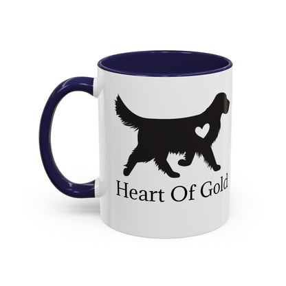 Heart Of Gold 2-Tone Coffee Mug