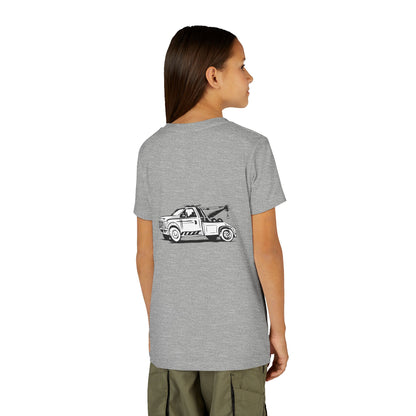 Wheel Lift Tow Truck Youth Unisex Short Sleeve Crewneck Tee
