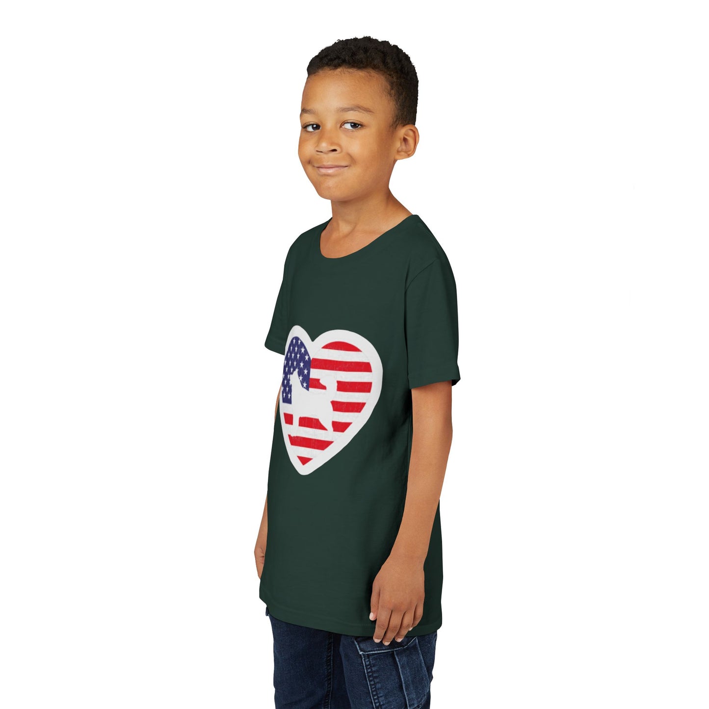 Malamute Flag Youth Unisex Short Sleeve Crewneck Tee