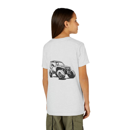 Off The Beaten Path Side By Side Youth Unisex Short Sleeve Crewneck Tee