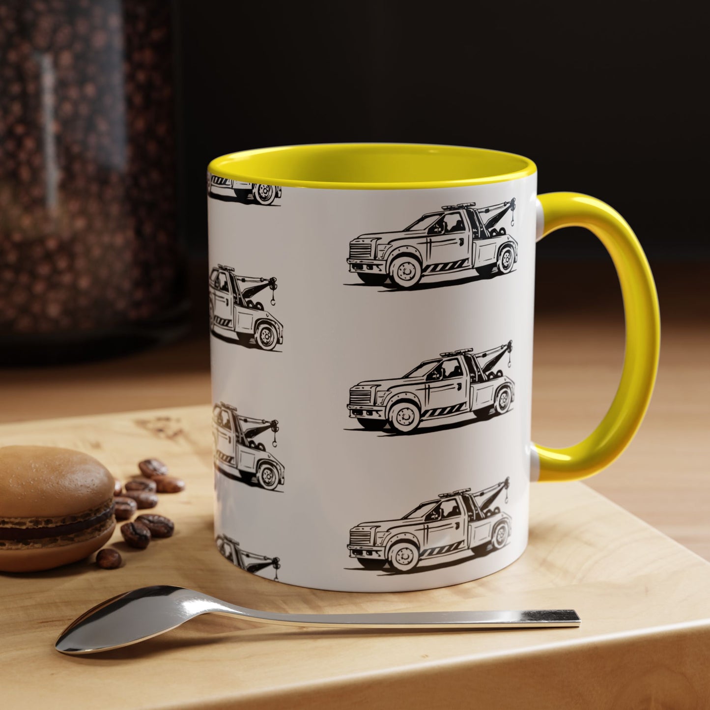 Wheel Lift Tow Truck 2-Tone Coffee Mug