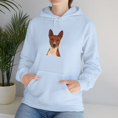 Basenji Head Unisex Hoodie
