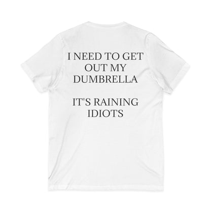 Dumbrella Unisex Short Sleeve V-Neck Tee