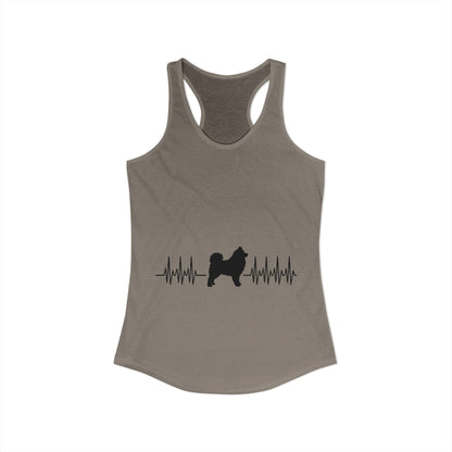 My Heart Beats For Samoyeds Women's Racerback Tank