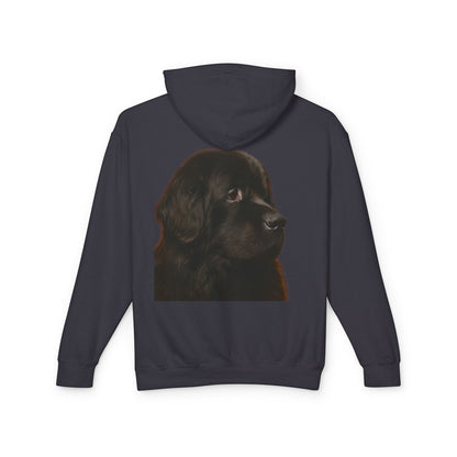 Newfie Head Unisex Lightweight Hoodie