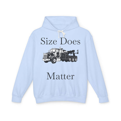 Size Does Matter Unisex Lightweight Hoodie