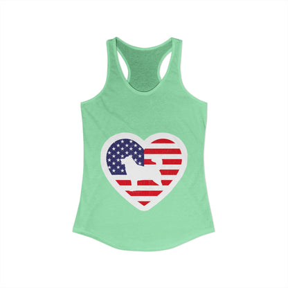 Malamute Flag Women's Racerback Tank
