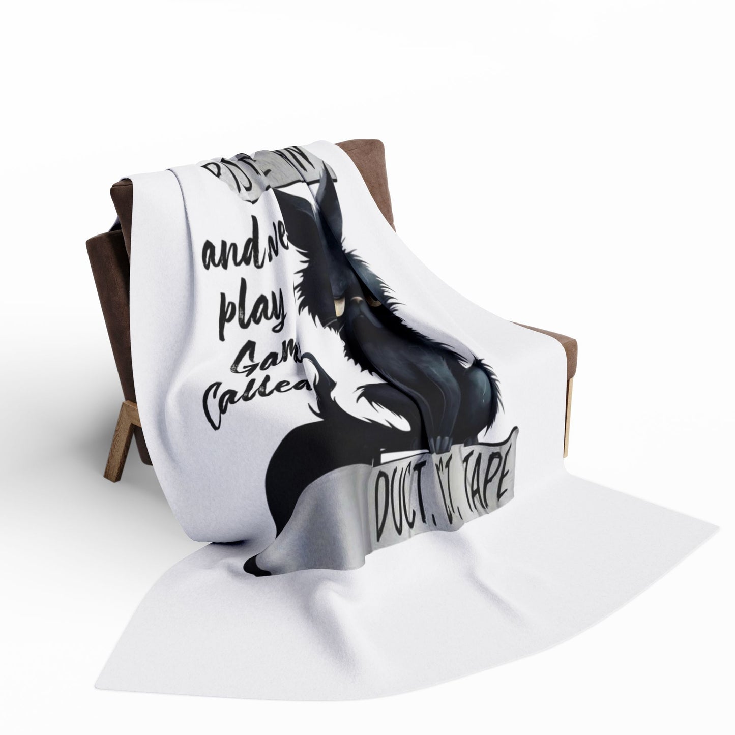 Duct, Duct, Tape Arctic Fleece Blanket