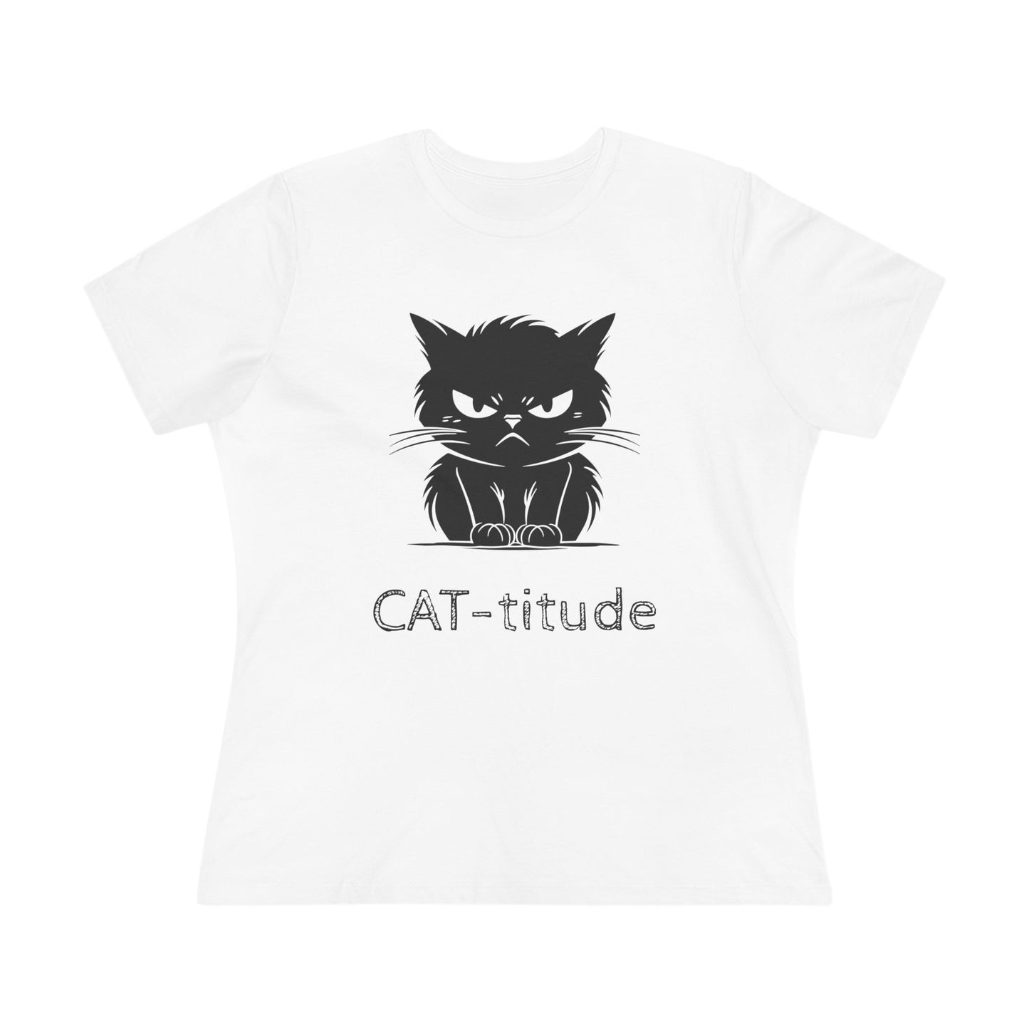 CAT-titude Women's Short Sleeve Crewneck Tee