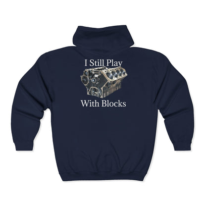 Play With Blocks Unisex Full Zip Hoodie