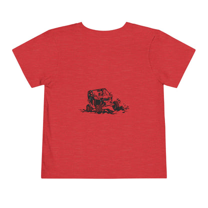 Slingin' Mud Side By Side Toddler Unisex Short Sleeve Crewneck Tee