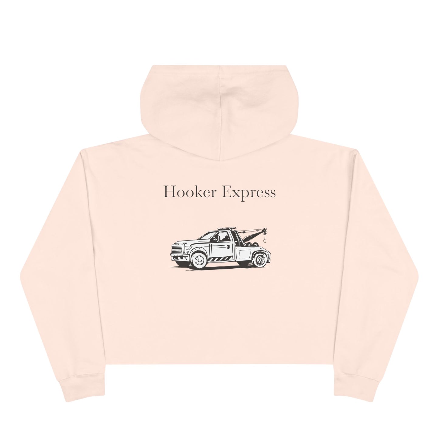 H**ker Express Wheel Lift Tow Truck Women's Crop Hoodie