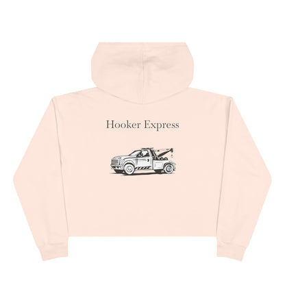 H**ker Express Wheel Lift Tow Truck Women's Crop Hoodie