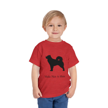 Mala-Not-A-Mute Toddler Unisex Short Sleeve Crewneck Tee