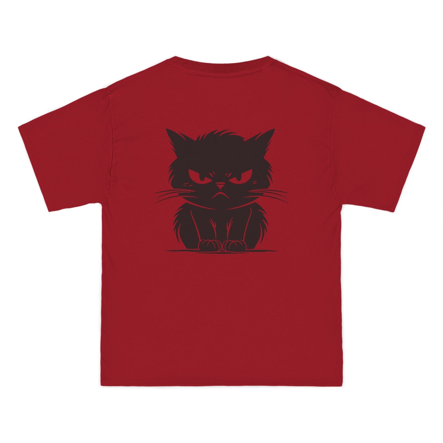 Angry Cat Men's Short-Sleeve Crewneck Tee