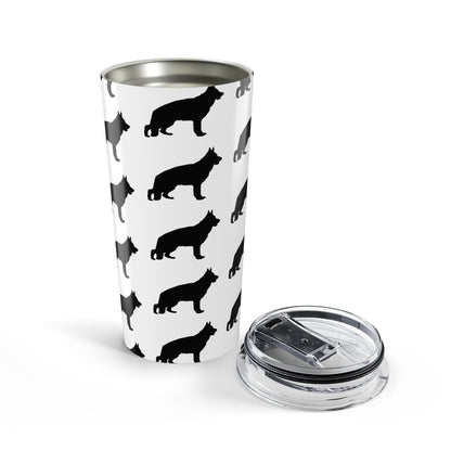 German Shepherd Silhouette Tumbler