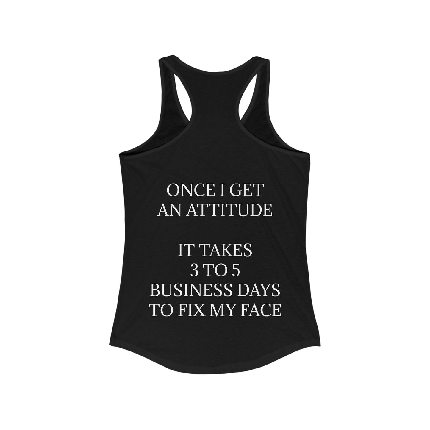 Fix My Face Women's Racerback Tank