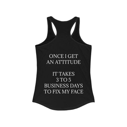 Fix My Face Women's Racerback Tank