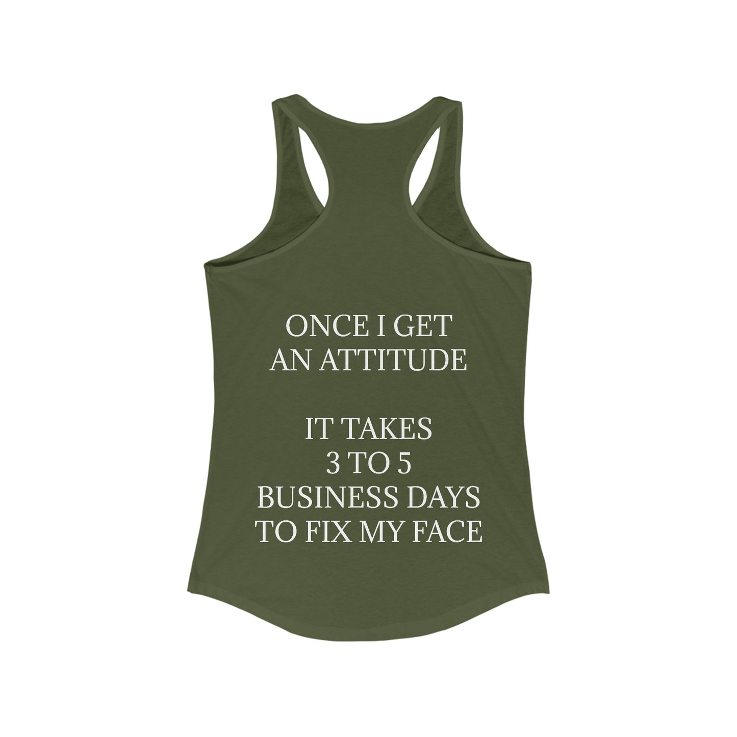 Fix My Face Women's Racerback Tank