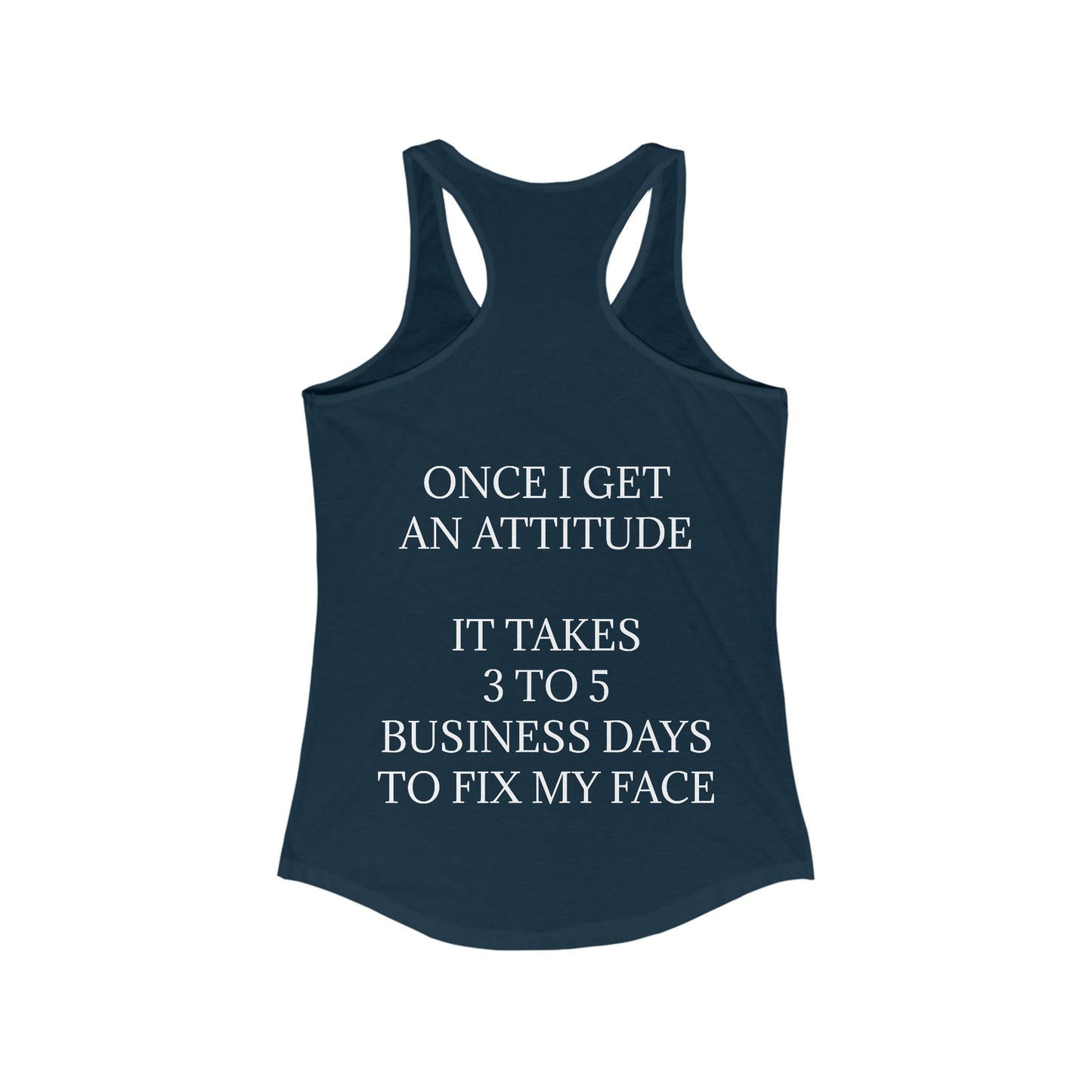 Fix My Face Women's Racerback Tank