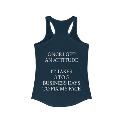 Fix My Face Women's Racerback Tank