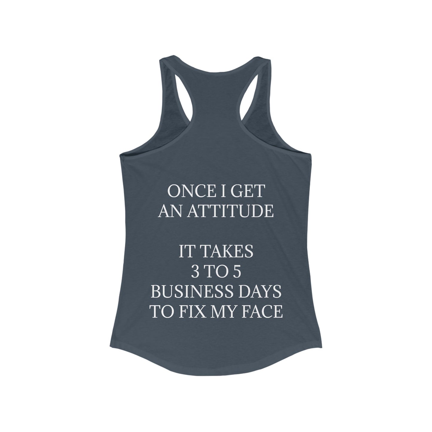Fix My Face Women's Racerback Tank