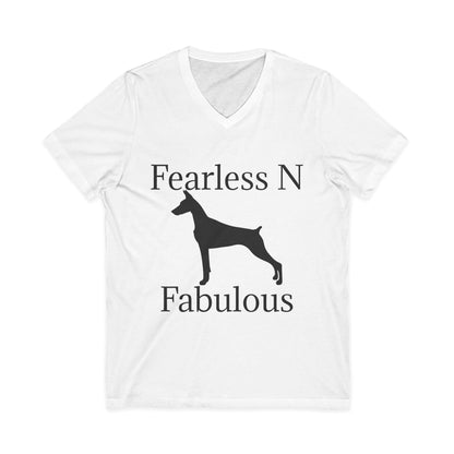 Fearless N Fabulous Unisex Short Sleeve V-Neck Tee
