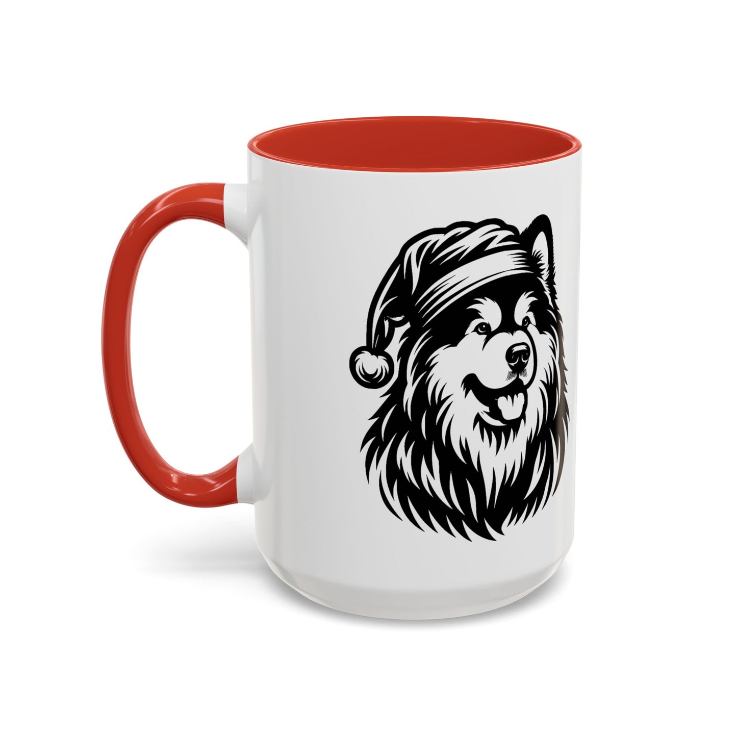Santa Paws Malamute 2-Tone Coffee Mug