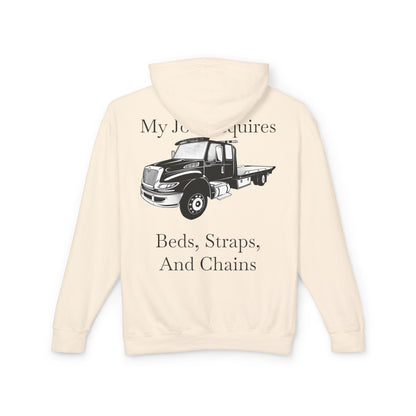 Beds, Straps, And Chains Unisex Lightweight Hoodie