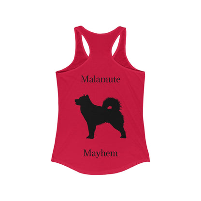 Malamute Mayhem Women's Racerback Tank