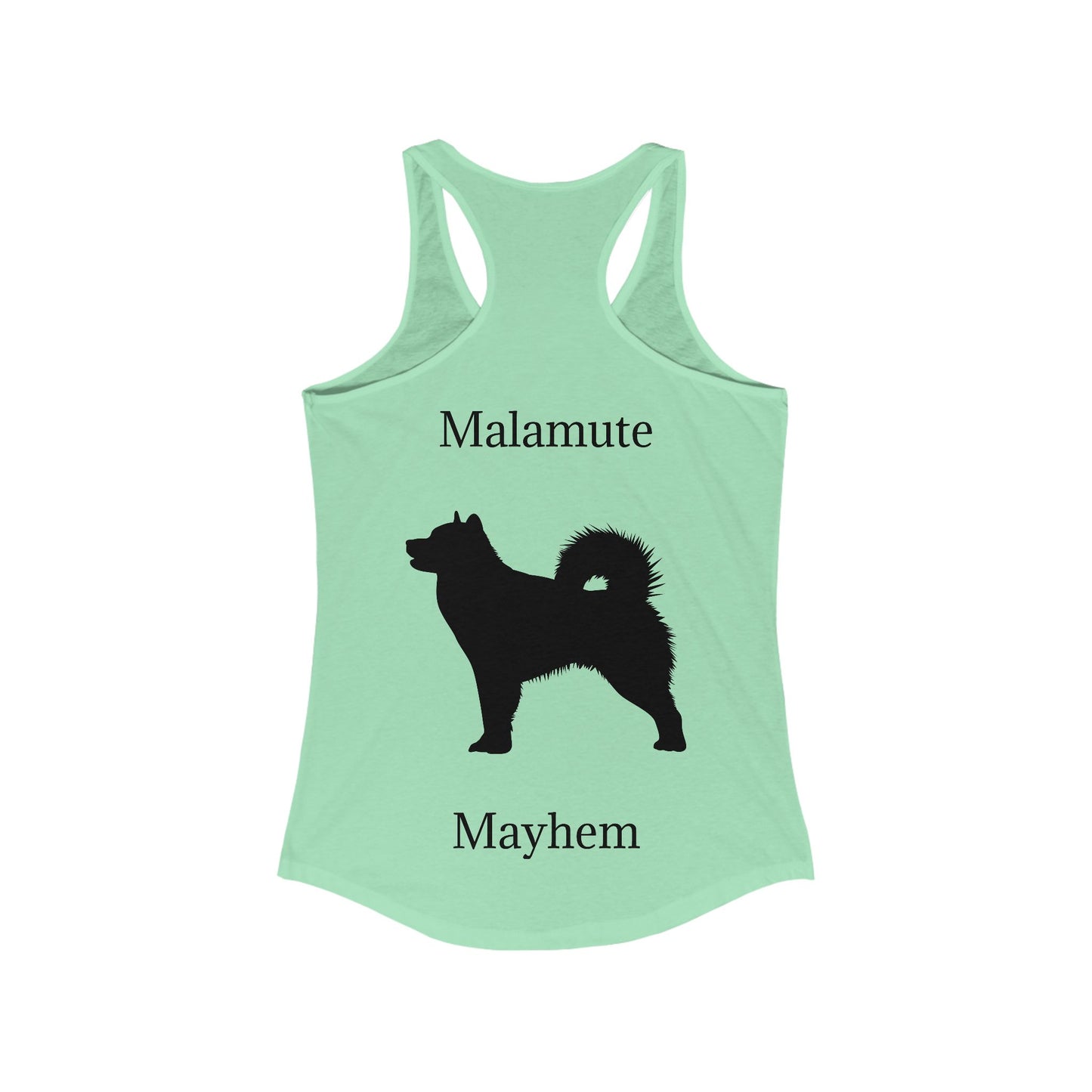 Malamute Mayhem Women's Racerback Tank