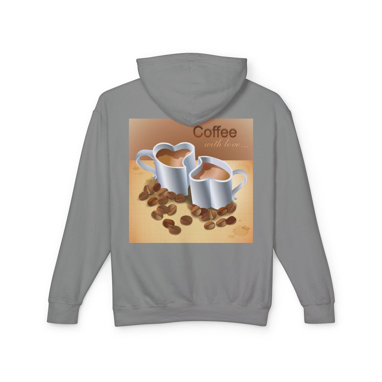 Coffee With Love Unisex Lightweight Hoodie