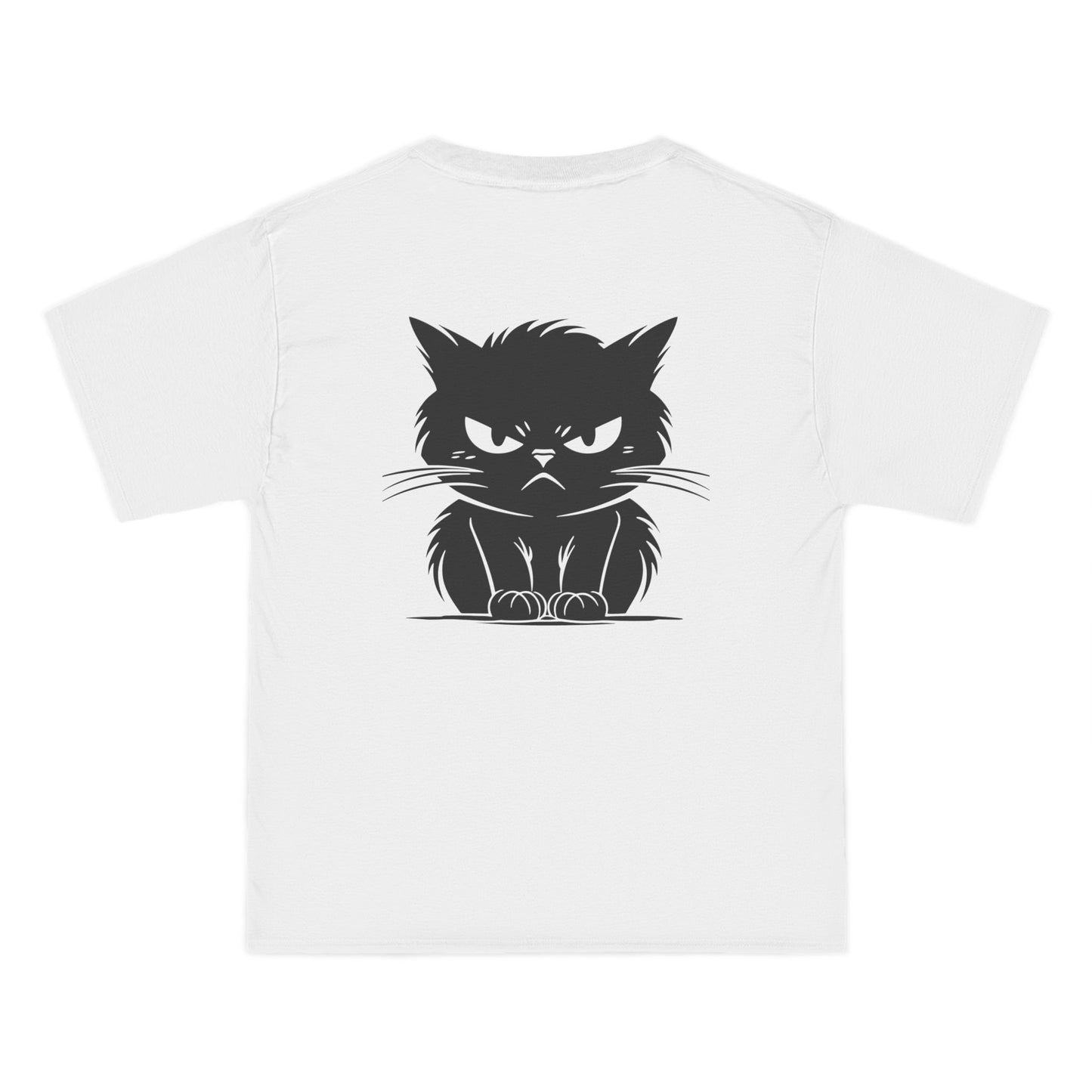 Angry Cat Men's Short-Sleeve Crewneck Tee