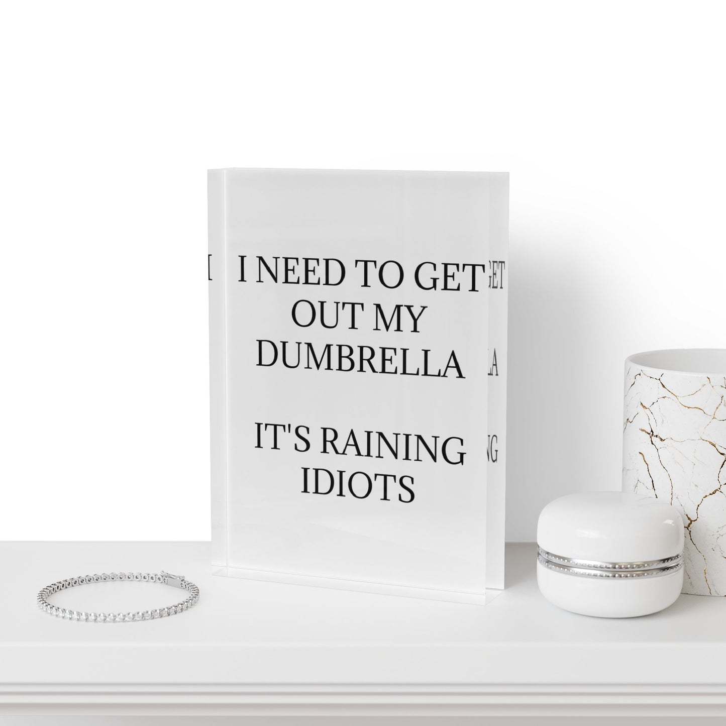 Dumbrella Acrylic Photo Block