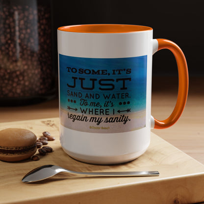 Dr. Beach 2-Tone Coffee Mug