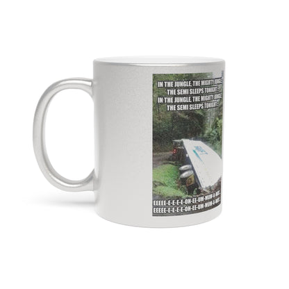 Semi Sleeps Metallic Coffee Mug
