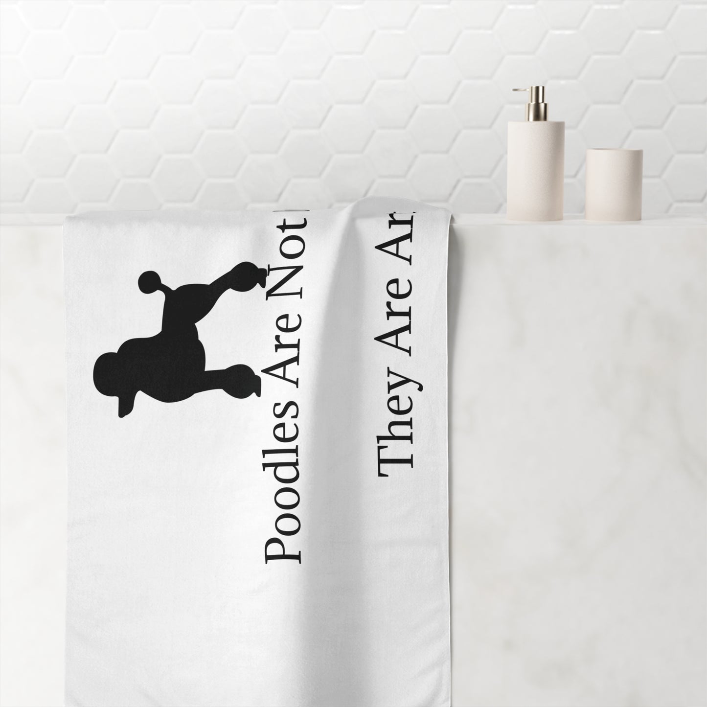 Not Dogs Mink-Cotton  Beach Towel