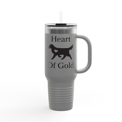 Heart Of Gold Insulated Travel Mug