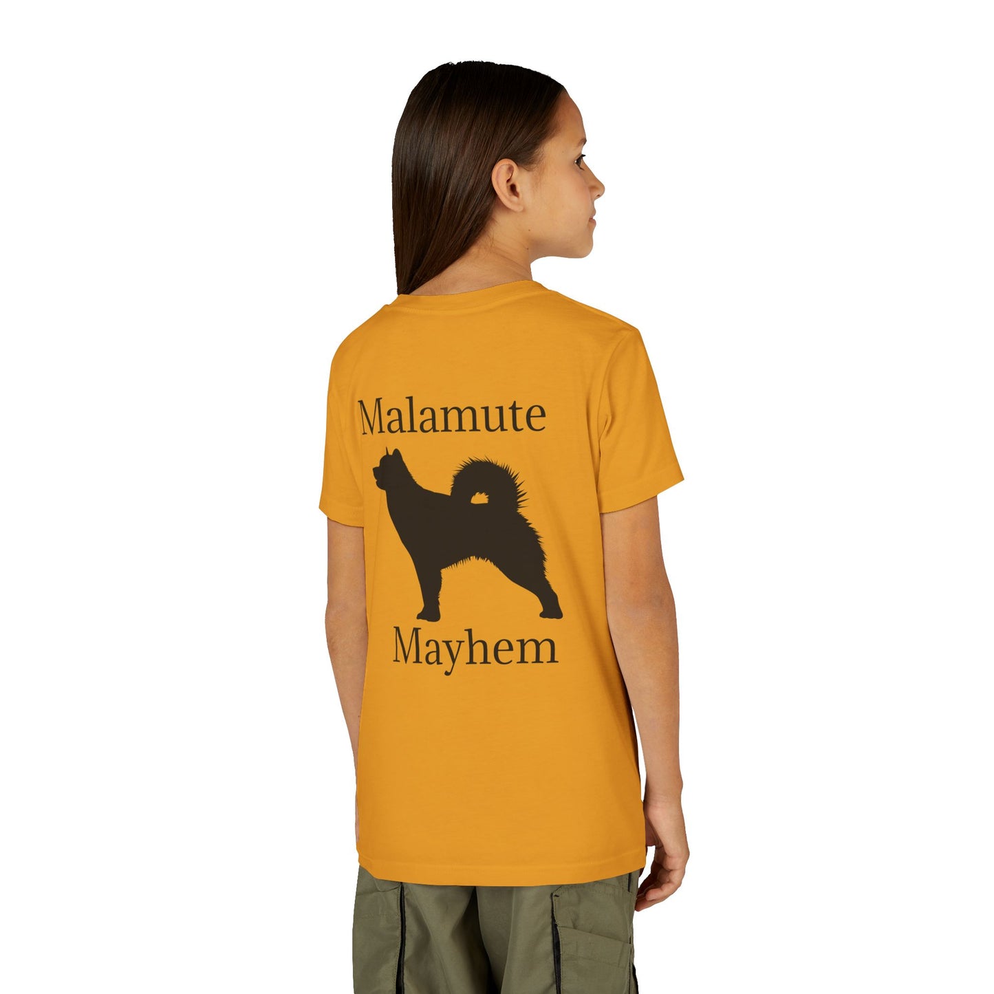 Malamute Mayhem Youth Unisex Short Sleeve Crewneck Tee