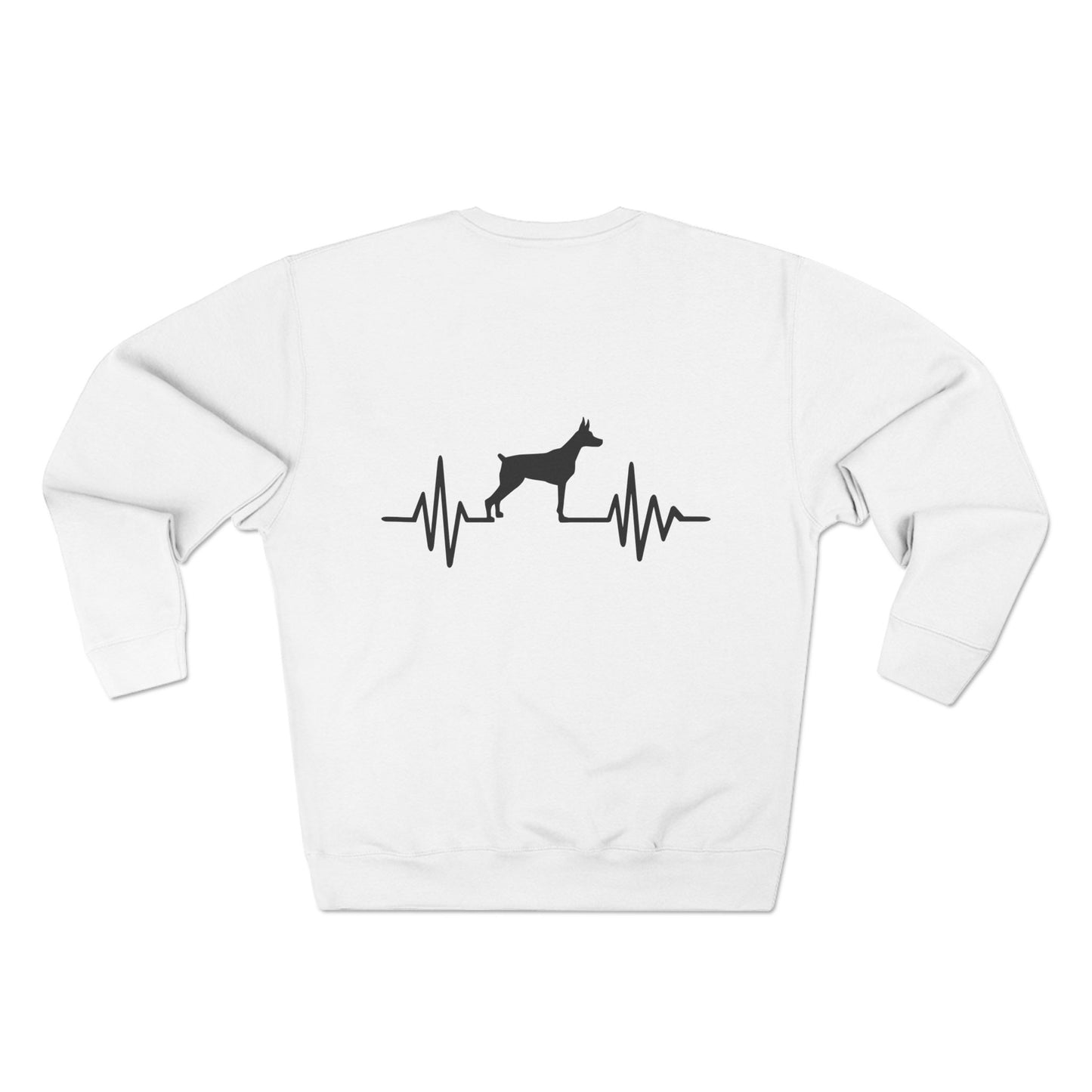 My Heart Beats For Dobermans Unisex Crewneck Sweatshirt