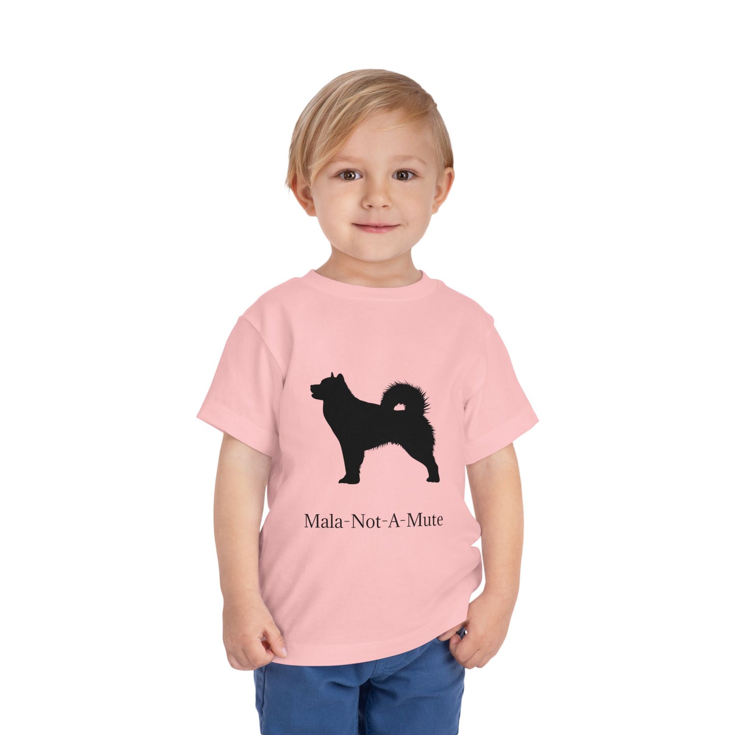 Mala-Not-A-Mute Toddler Unisex Short Sleeve Crewneck Tee