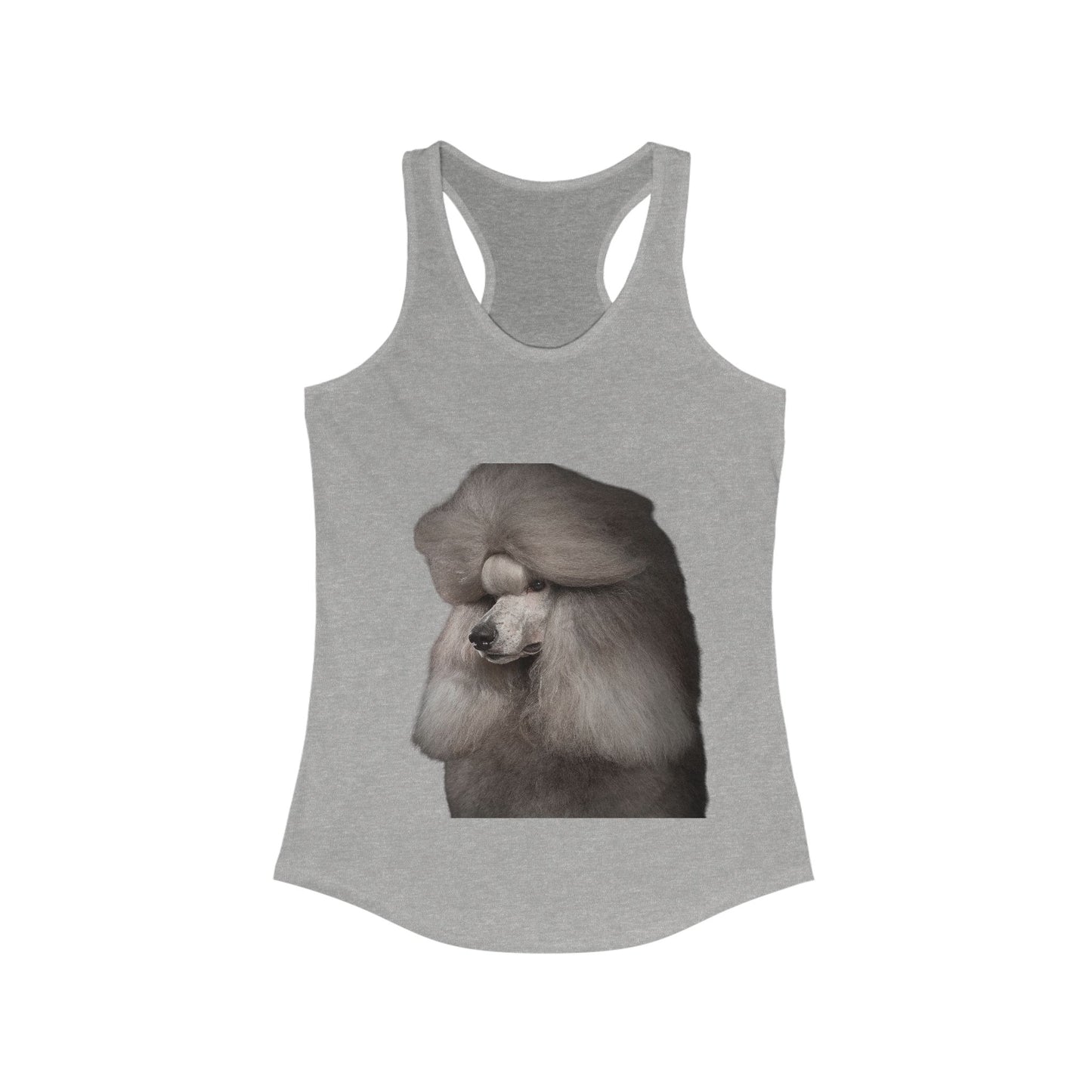 Poodle Head Women's Racerback Tank