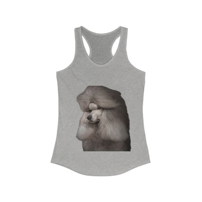 Poodle Head Women's Racerback Tank