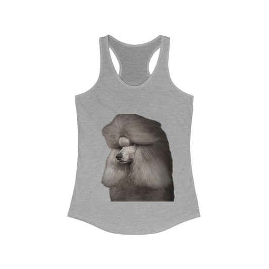 Poodle Head Women's Racerback Tank