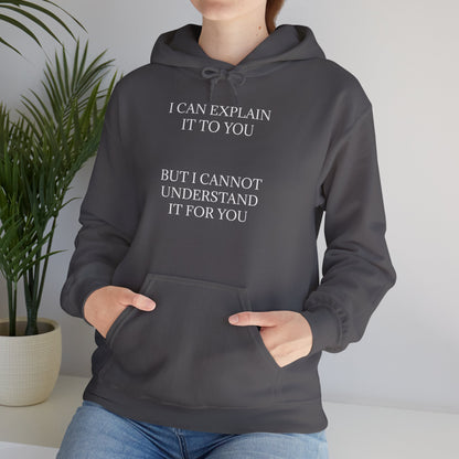 I Cannot Understand It For You Unisex Hoodie