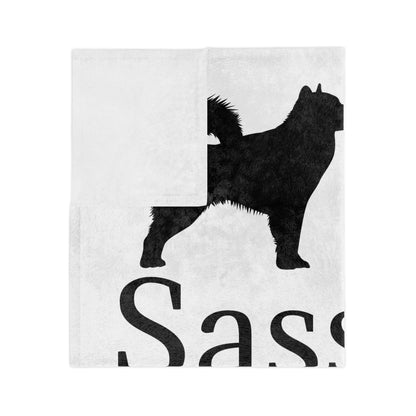 Sasshole Life Velveteen Microfiber Blanket