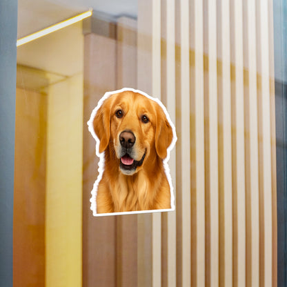 Golden Head Vinyl Decal