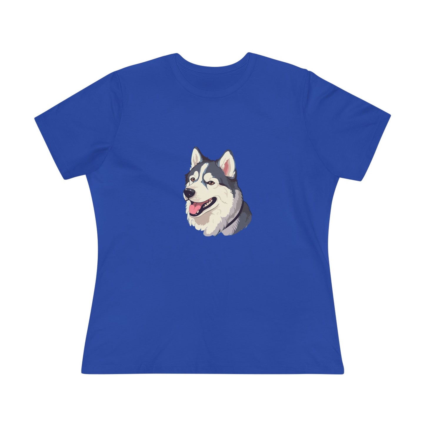 Malamute Head Women's Short Sleeve Crewneck Tee